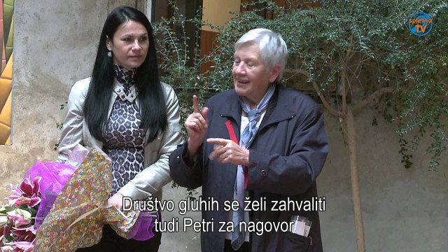 Otvoritev razstave gluhega akademika Nikolaja Vogla v Ljubljani