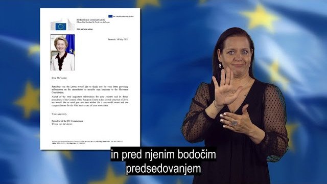 Sporočilo Ursule von der Leyen, predsednice Evropske komisije