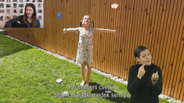 Metuljček cekinček – koreografija in priredba v znakovni jezik