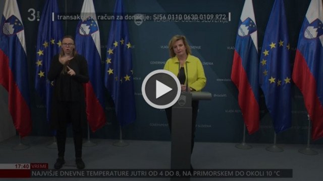 Izjava ministra Aleša Hojsa in vodje svetovalne skupine Bojane Beović o epidemiji bolezni COVID-19