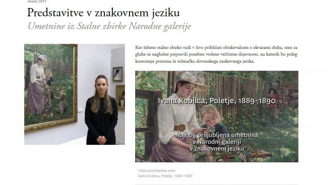 Video predstavitev slike Poletje Ivane Kobilice tudi v SZJ