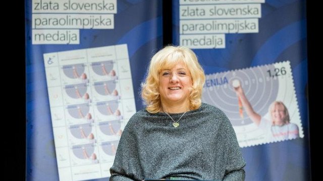 Zlata paraolimpijka Veselka Pevec dobila svojo znamko