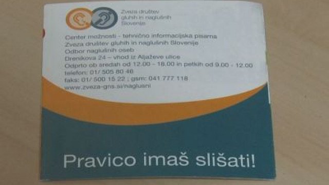 Svetovanje za osebe z okvaro sluha o tehničnih pripomočkih