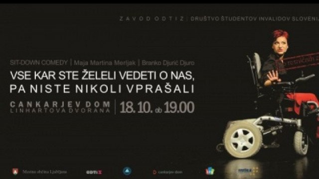 Društvo študentov invalidov vabi na stand up