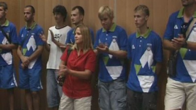 Minister Lukšič sprejel gluho reprezentanco pred odhodom na Olimpijske igre