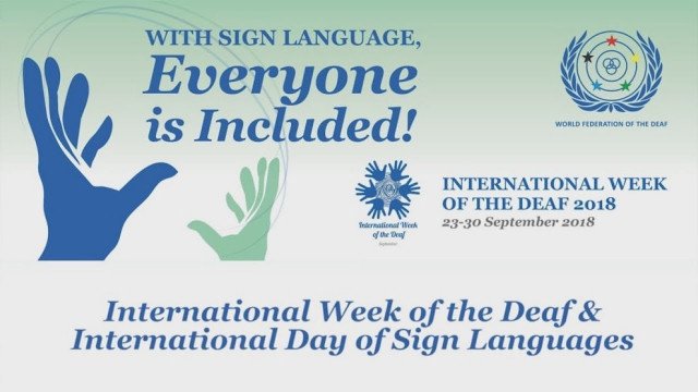 Po svetu prvič praznovali mednarodni dan znakovnih jezikov