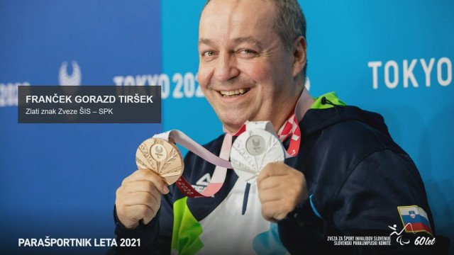 Smrekarjeva in Tiršek parašportnika leta 2021