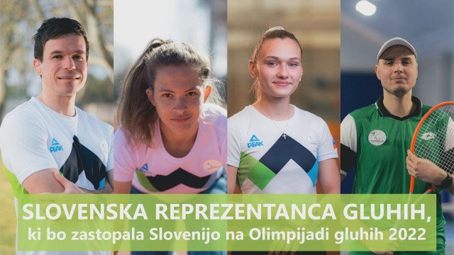 Slovenijo bodo na 24. olimpijadi gluhih zastopali štirje športniki