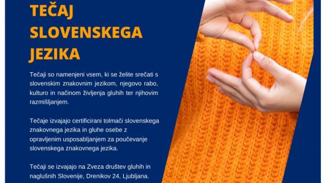 Naučite se slovenskega znakovnega jezika!