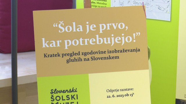 Razstava Slovenskega šolskega muzeja – zgodovina izobraževanja oseb z izgubo sluha na Slovenskem