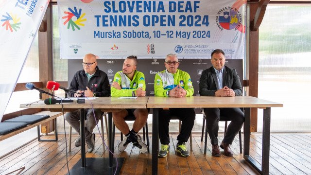 Jutri se začne mednarodni teniški turnir gluhih »Slovenia Deaf Tennis Open 2024«
