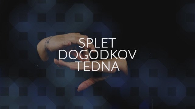 SPLET DOGODKOV TEDNA, 18.10.2024