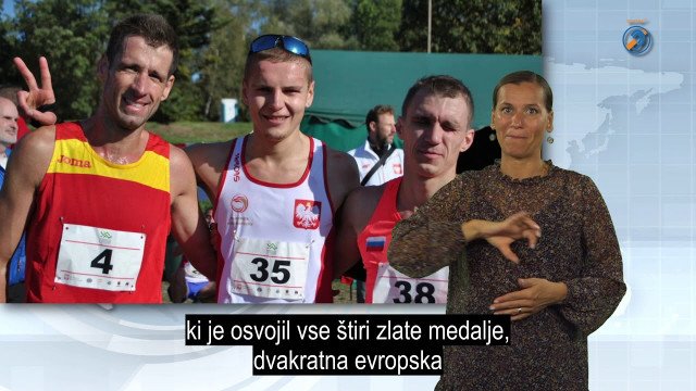 Štirikratni evropski prvak v gorskem teku gluhih postal Poljak