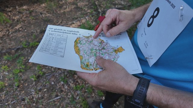 DP v orientacijskem teku: zahtevna proga pod Goro Oljko
