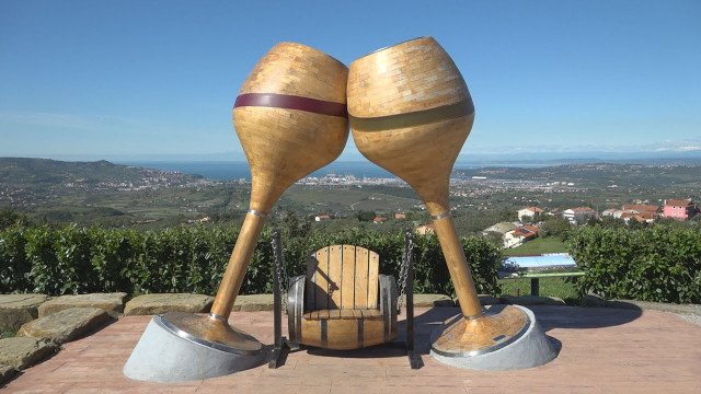 Marezige se lahko pohvalijo z vinsko fontano