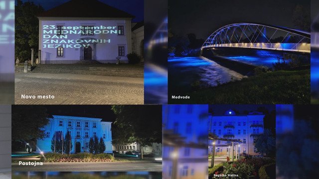 Modra luč za znakovne jezike: Koliko kretenj poznajo mimoidoči?